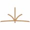 Ekena Millwork Davenport Timber Gable Bracket, Western Red Cedar, 108"W x 54"H x 1 1/2"D x 3 1/2"F, 12/12 Pitch GBW108X54X0204DAV00SWR - alternate 1